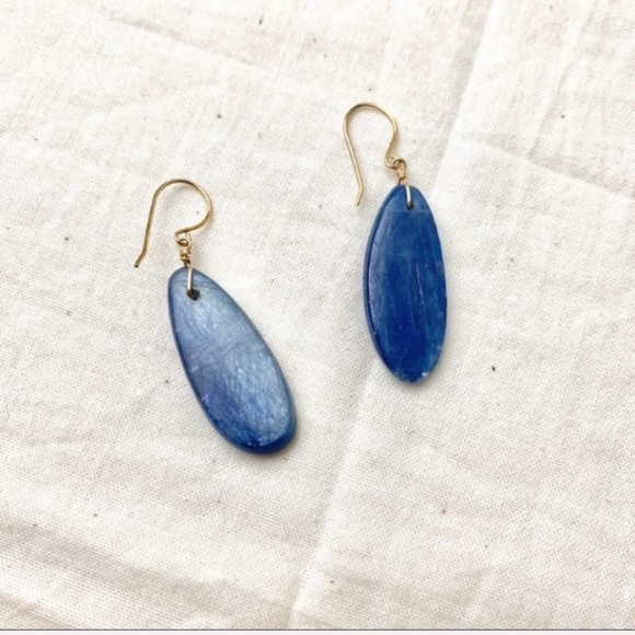 Genuine Kyanite Earrings - Picture 8 of 12